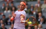 Rafael Nadal in action at the Madrid Open